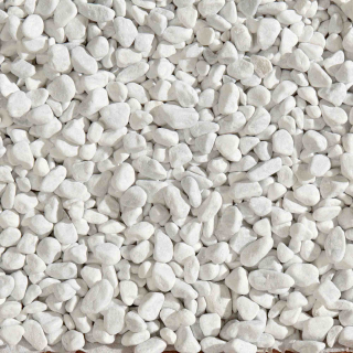 Okrasné valounky Bianco Carrara 7 - 15 mm 25kg